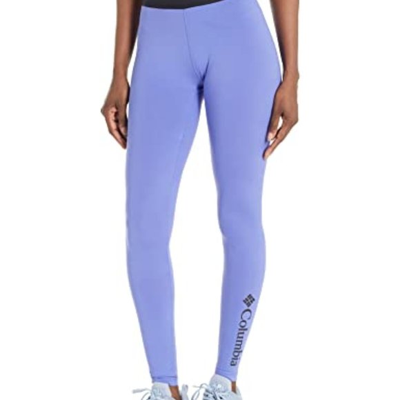 Columbia Women's Hike Legging, Purple Lotus, OMNI-WICK COMFORT 3X Plus New $60 - Picture 1 of 9